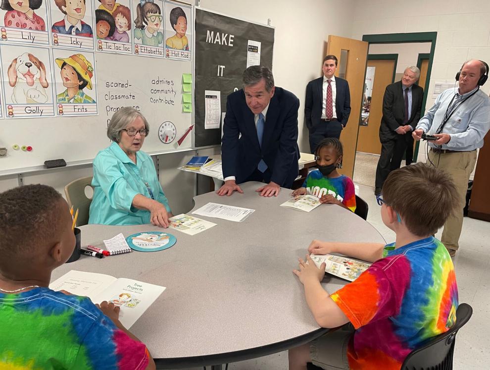 Gov. Roy Cooper Visits Moore Magnet Elementary Showcasing NCEC Tutoring Program